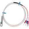 Temperature Sensor Probe PT100 Thermistor Temperature Measuring Probe Round Hole
