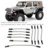 10pcs Stainless Steel Link Rod Fit for Axial Wraith 90018