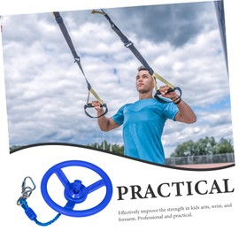 Ninja Wheel Heavy Duty Swing Set Outdoor Toddler Swing Ring Accessories Gym Line Training Equipment Swing Sets for Backyard Toddler Outdoor Toys Training Ring for Children Fitness