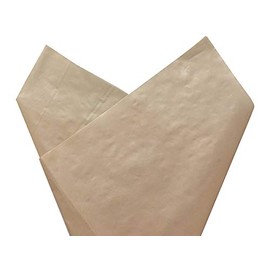 100 PK, Brown Mineral Paper Sheets, 20 x 28" with 3" Center Cut for Events Decor