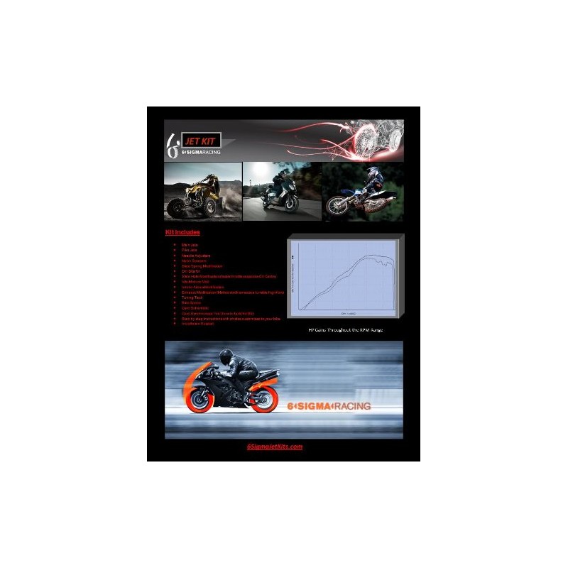 6 Sigma Carb Jet Kit fits Honda CRF230F CRF 230