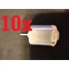 10x Small 6v 12v Dc Motor Fan 130 Brushed 10pcs