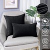 BRAWARM Chenille Throw Pillow Covers 12x20 Inches - Pack of