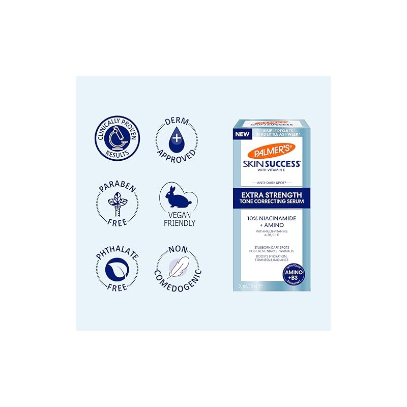 Palmer’s Skin Success Extra Strength Suero Corrector de Tono, Ayuda