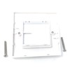 White Brush Plate Faceplate Wall Mounted Installation Tidy Cable Pass