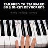 Removable Piano Keyboard Stickers for Beginner, Removable Piano Keyboard Note