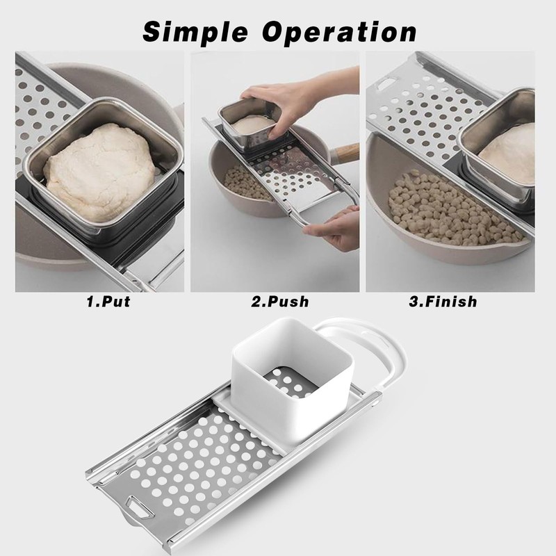 Stainless Steel Noodle Dumpling Maker Cooking Tool Spaetzle for Kitchen