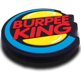 Burpee King Backpack Patch Diameter 66mm Cross Training Military Backpack Gym Accessories Designed in Spain for Backpacks and Vest
