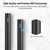 SMALLRIG 2pcs Black Aluminum Alloy 15mm Rod - 20cm 8inch-1051
