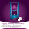 Poise Daily Microliners, Incontinence Panty Liners, Lightest Absorbency, Long, 50