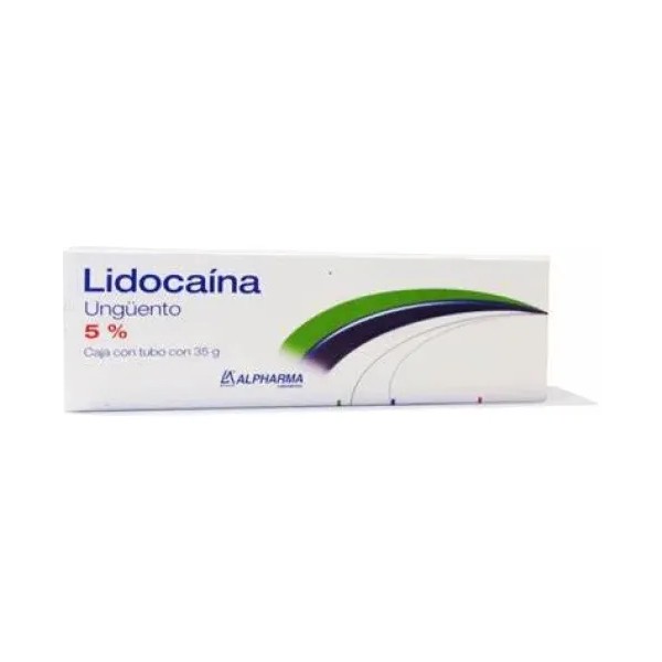 Lidocaína 5% Ungüento 35g - Laboratorio Alpharma