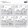 Lawn Fawn LF2327 Village Heroes 4x6 Clear Stamp Set