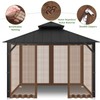 Gazebo Universal Replacement Mosquito Netting, 10' x 10' Outdoor Canopy