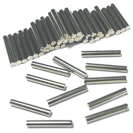 ZDingTech 50pcs 3mm x 20mm Dowel Pins,3mm Metal Dowel pins M3 3mm Shelf Pegs,Support Shelves,3mm x 20mm Metal Rod.304 Stainless Steel Wood Bunk Bed pegs