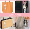 VARKAGE Pack of 2 Cute Y2K Cat Keyrings, Plush Cat