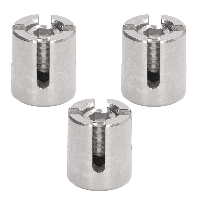 10 Pcs Cross Wire Rope Clip M10 Thread 316 Stainless
