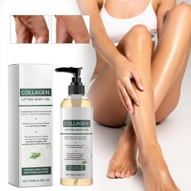 Aceite Corporal Lifting Con Colágeno Para Reafirmar Y Estirar La Piel, Hidratante Antiarrugas Para Piel Flácida Y Con Estrías, Aceite Hidratante Para Cuello, Pecho, Escote Y Muslos (3PC)