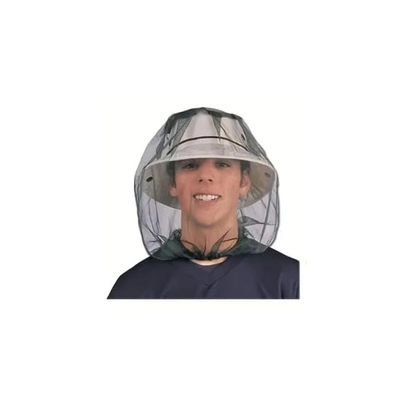 Premium Mosquito Head Net, Large & Long Length, Extra Fine