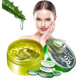 Elitzia Organic Aloe Vera Gel Korean Skincare Hidratante Facial Corporal 90% Gel Puro de Aloe Vera Cuidado Capilar Hidratante Mujeres Calmante y Reparador de la Hidratación Cuidado de la Piel Antienvejecimiento Aftersun 310g