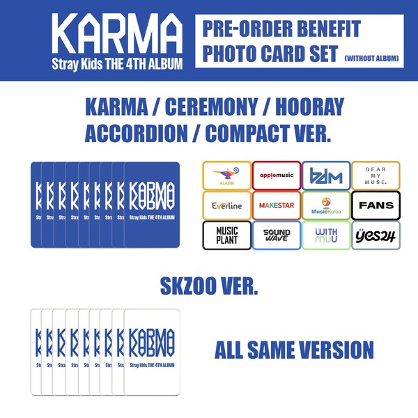 Record Planet [POB] STRAY KIDS - 4TH FULL ALBUM KARMA