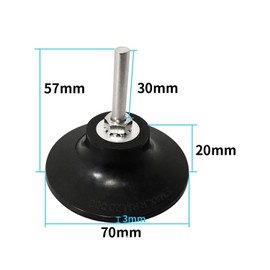 ZYAMY 2pcs Quick Change Disc Adapter 3" Sanding Discs Holder Roll Lock Disc Pad with 1/4" Shank Compatible with Roloc Sanding Disc Die Grinder Drill Driver