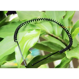 SBWC Spring Hair Band Wave Hair Band Metal Hair Band Spring Head Band for Men Boys Women Girls (Pack of 1)