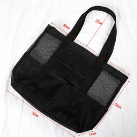 Mesh Shower Caddy Tote/Basket,OPDENK Portable Shower Tote Bag with 2 Oxford Handles & 9 Basket Pockets College Dorm Bathroom Caddy Organizer for Camp Gym Swim Beach Travel