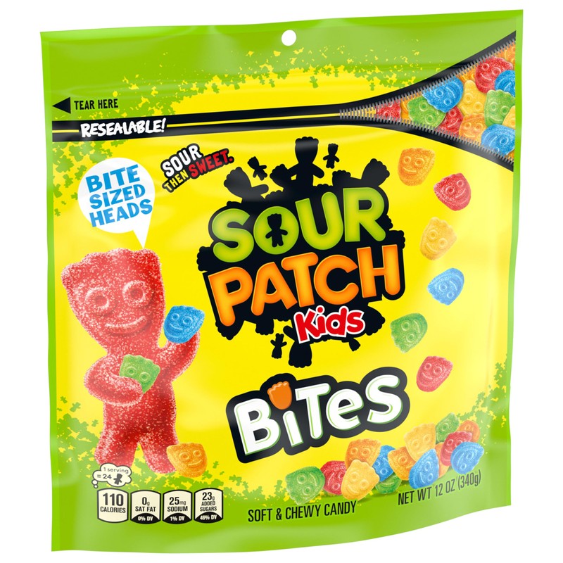 SOUR PATCH KIDS Bites Soft & Chewy Gummy Candy, 12