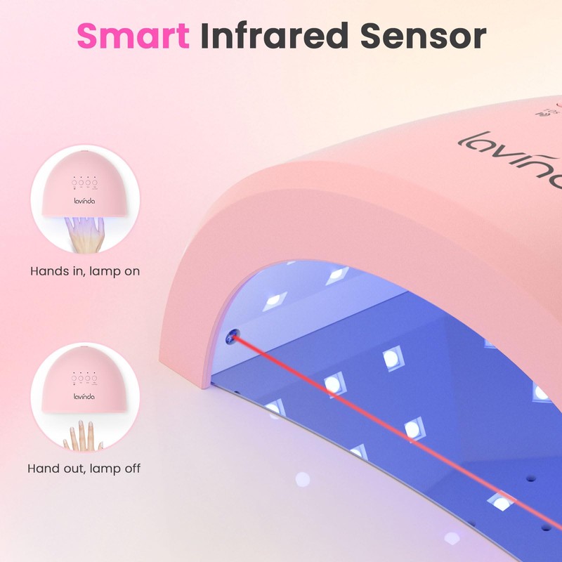 UV LED Nail Lamp for Gel Polish, 48W UV Light