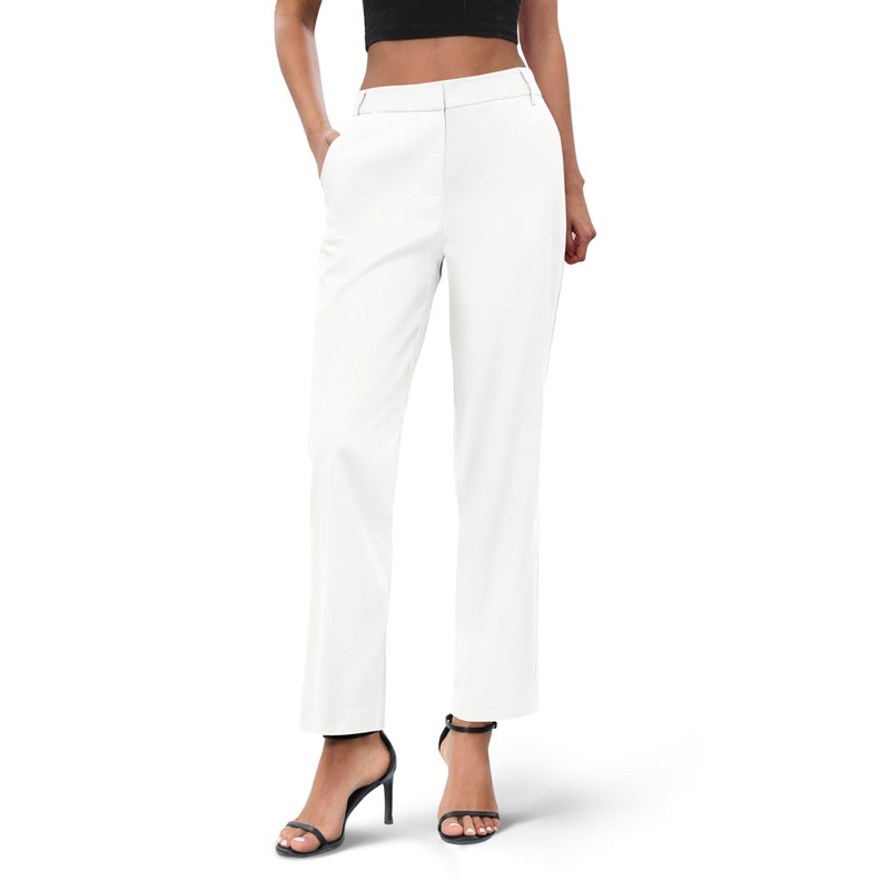 Urban CoCo Women's Elastic Waisted Work Pants Business Casual Office