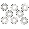 8Pcs Gear Cutter High Speed Steel Cutting Tool Industrial Supplies