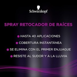Schwarzkopf Retocador de raiz, castaño oscuro, 120 Ml