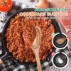 Wooden Spoons for Cooking, Long Handle Teak Wooden Corner Serving