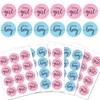 96 PCS Gender Reveal Stickers - Team Boy & Team