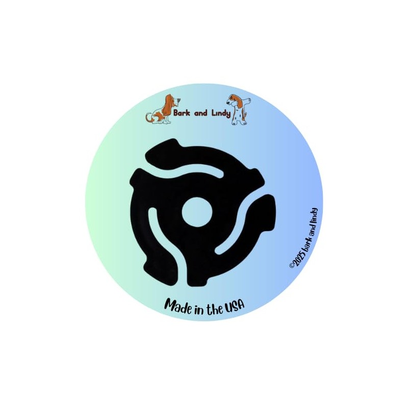 45 RPM Record Adapter Insert, Vinyl Center Hole Adapters, 4