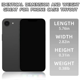 Fake Phone Dummy PropPhone, BlackScreen Decoy PhonePear PhoneNon-Working Phone16E Pro for Kid Play, DisplayPhone Look Like Real Phonepro max16E (16E,Black,Black Screen)