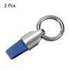 HARFINGTON 2pcs Car Key Chain Ring Clip 3.1" x 1.4"