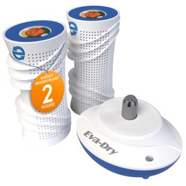 Eva-Dry EDV-365 Air-Dry System – Renewable Dehumidifier with Dual Cylinders, Rapid 2-Hour Renewal, and Color-Changing Indicator – Ideal for Closets, Safes, Boats, and Small Spaces