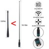 TIDRADIO TD-771 Antenna (2 Pack) VHF/UHF, Walkie Talkie Antenna 144/430Mhz