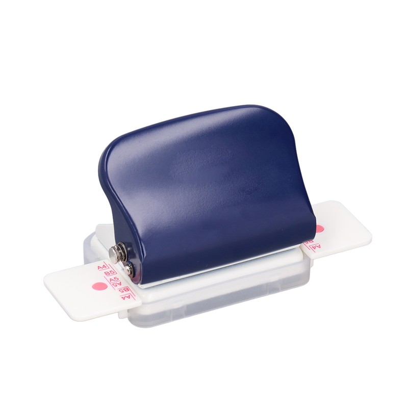 Hole Punch Dark Blue 6 Hole Portable Small Planner Hole