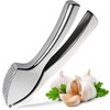 Premium Stainless Steel Garlic Press – Heavy-Duty Garlic Crusher &
