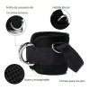 Par Grilletes Para Tobillo Con Talonera Gym Abductor Gluteo