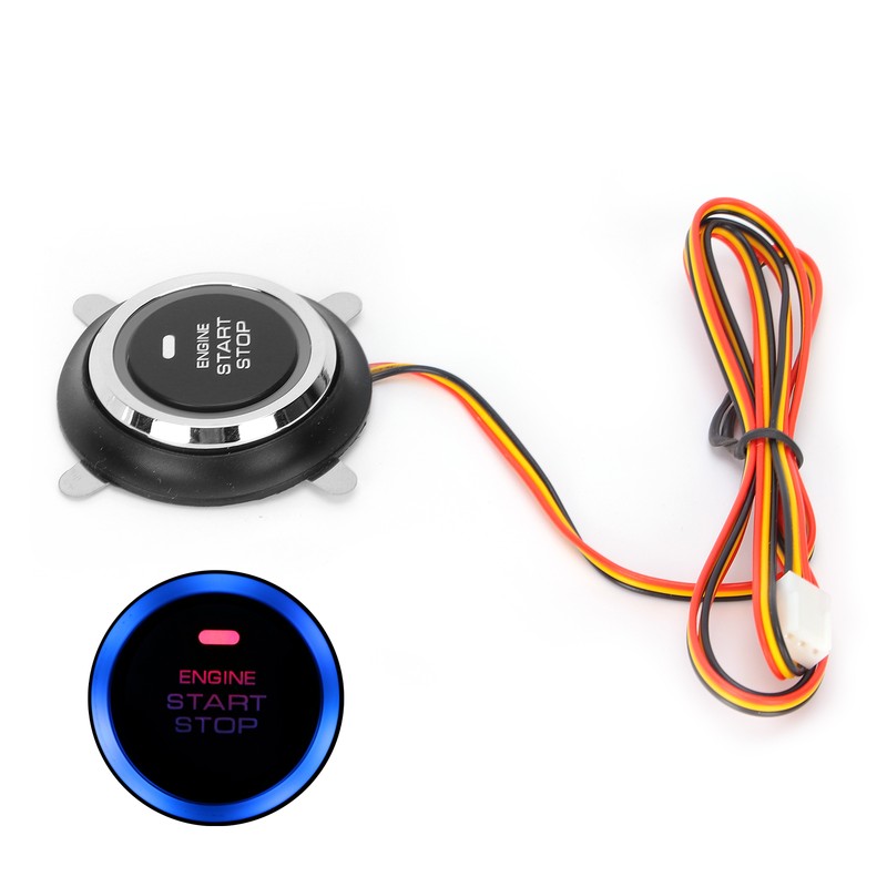 12V Engine Start Stop Push Button Universal Keyless Entry Ignition
