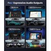 podofo Podofo Portable Car Stereo Wireless Carplay Android Auto,7 Inch