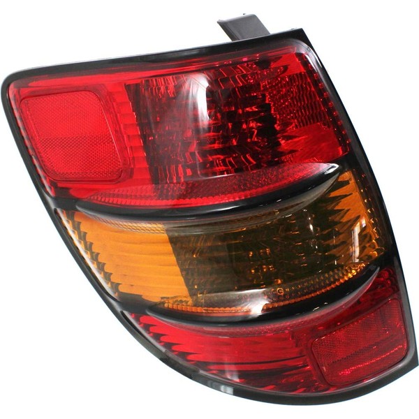 Evan-Fischer Tail Light Assembly Compatible with 2003-2008 Pontiac Vibe Driver