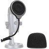 Yeti Nano Mic Pop Filter with Foam Winscreen - 4 Inch 3 Layers Wind Pop Screen Mask Shield and Foam Wind Cover For Blue Yeti Nano Mic to Improve Sound Quality by YOUSHARES