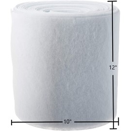 NORTHWEST ENTERPRISES Vent Filters Media Roll, 25ft x 12in x 1/8in Cut to Fit Vent Filters for Home and Business. Electrostatic Air Filter Media Roll for HVAC, AC & Heating, RV's, Mobile Homes & More.