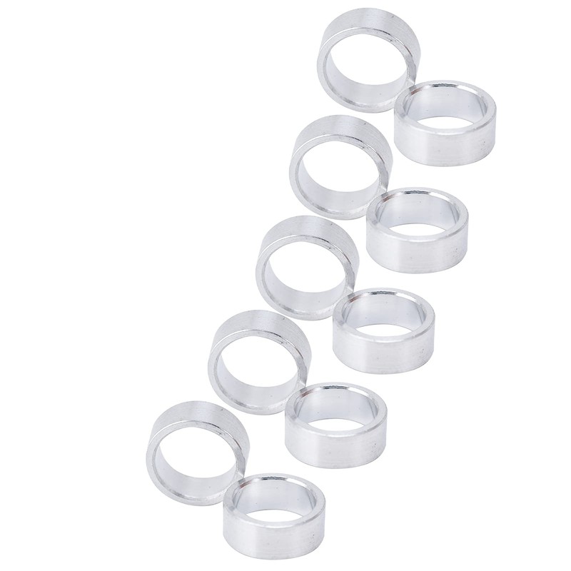 Gind Unthreaded Spacers, Corrosion Resistant Aluminum Alloy Spacers 10 pcs