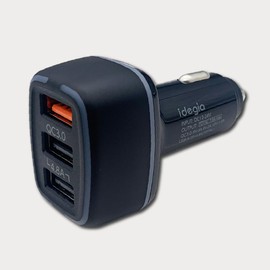 Arcs X-304 3-Port DC Charger QC+A2 Black