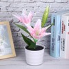 Solar LED Artificial Lily Lamp Simulation Bonsai Decor Flower Light